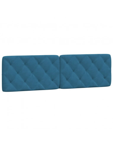 Giroletto con Luci LED Blu 180x200 cm in Velluto