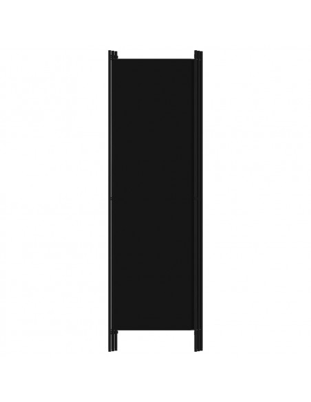 Paravento a 3 Pannelli Nero 150x180 cm