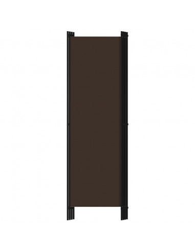 Paravento a 4 Pannelli Marrone 200x180 cm