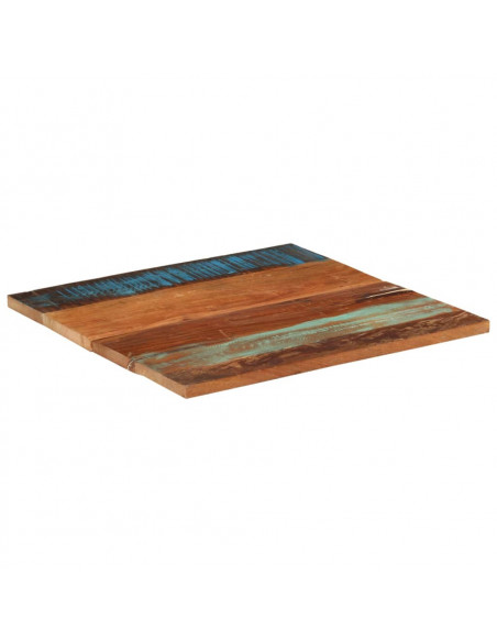Piano Tavolo Quadrato 70x70 cm 25-27 mm in Legno di Recupero