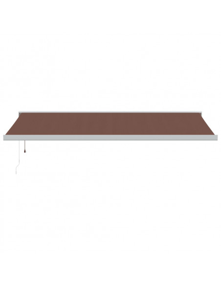 Tenda da Sole Retrattile Automatica Marrone 500x300 cm