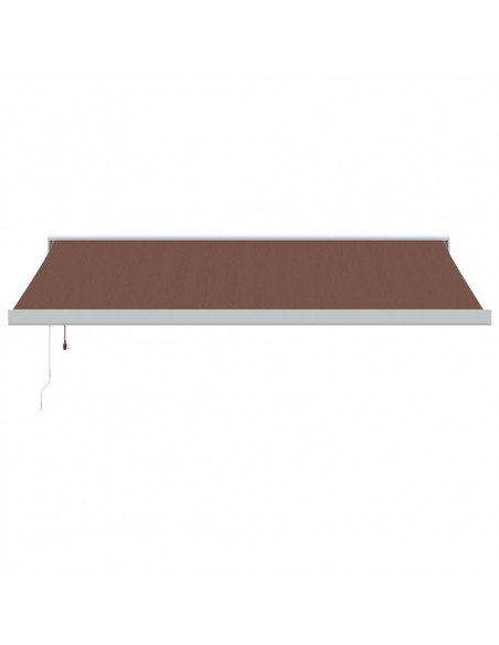 Tenda da Sole Retrattile Automatica Marrone 450x300 cm