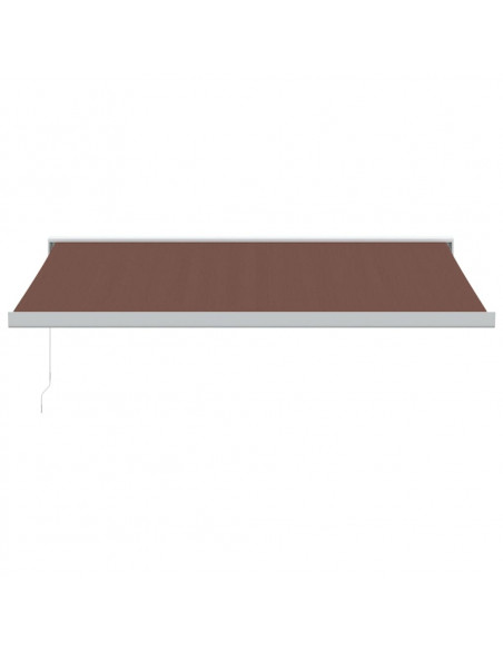 Tenda Sole Retrattile Manuale 450x300 cm Marrone