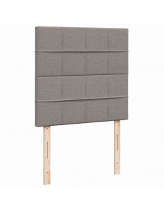 Giroletto a Molle con Materasso Tortora 90x200 cm inTessuto 2