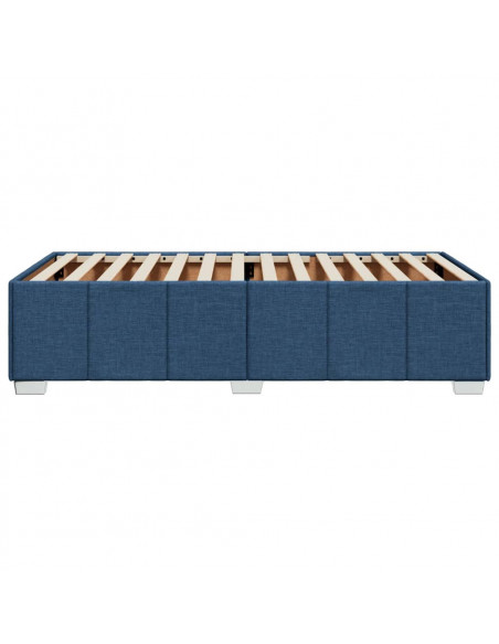 Giroletto senza Materasso Blu 80x200 cm in Tessuto