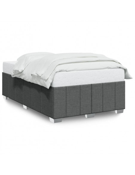 Giroletto senza Materasso Grigio Scuro 120x190 cm in Tessuto