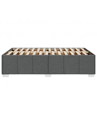 Giroletto senza Materasso Grigio Scuro 120x190 cm in Tessuto