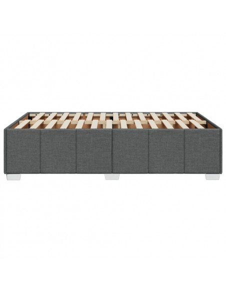 Giroletto senza Materasso Grigio Scuro 120x190 cm in Tessuto