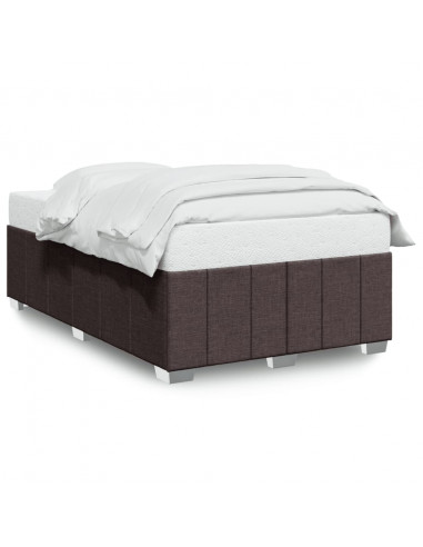 Giroletto senza Materasso Marrone Scuro 80x200 cm in Tessuto