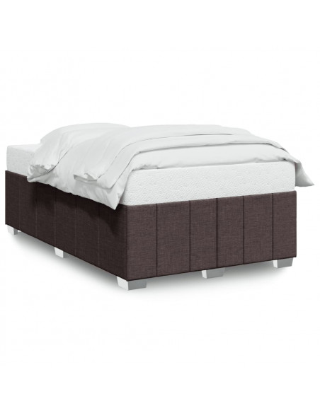 Giroletto senza Materasso Marrone Scuro 80x200 cm in Tessuto