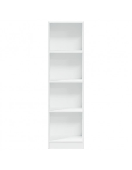 Libreria Bianca 40x24x143 cm in Truciolato