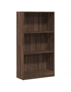 Libreria Rovere Marrone 60x24x109 cm in Legno Multistrato 2