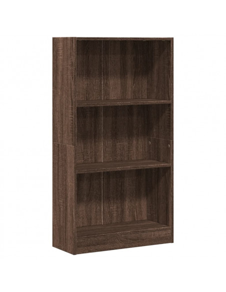 Libreria Rovere Marrone 60x24x109 cm in Legno Multistrato