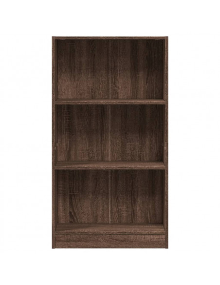 Libreria Rovere Marrone 60x24x109 cm in Legno Multistrato