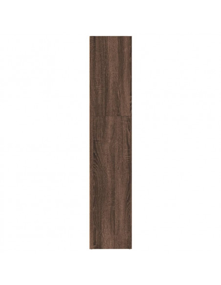 Libreria Rovere Marrone 80x30x152 cm in Legno Multistrato
