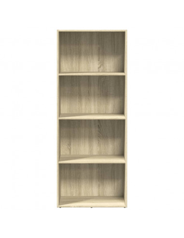 Libreria Rovere Sonoma 60x30x152 cm in Legno Multistrato