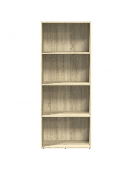 Libreria Rovere Sonoma 60x30x152 cm in Legno Multistrato