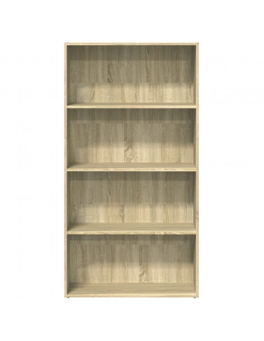 Libreria Rovere Sonoma 80x30x152 cm in Legno Multistrato