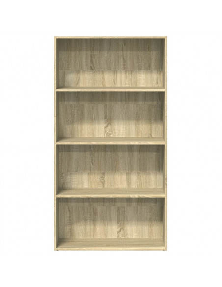 Libreria Rovere Sonoma 80x30x152 cm in Legno Multistrato