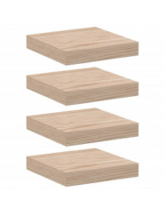 Mensola Pensili 4 pz 23x23,5x4 cm in Truciolato 2