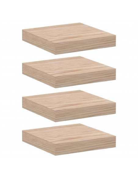 Mensola Pensili 4 pz 23x23,5x4 cm in Truciolato