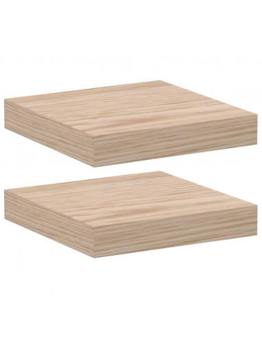 Mensole Pensili 2 pz 23x23,5x4 cm in Truciolato