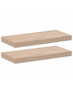 Mensole Pensili 2 pz 50x23,5x4 cm in Truciolato 2