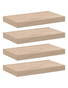 Mensole Pensili 4 pz 40x23,5x4 cm in Truciolato 2