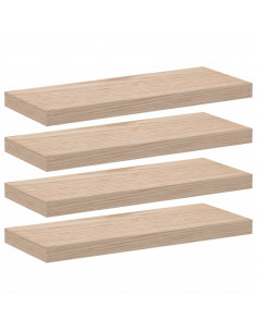 Mensole Pensili 4 pz 60x23,5x4 cm in Truciolato 2