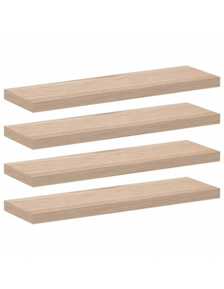 Mensole Pensili 4 pz 80x23,5x4 cm in Truciolato