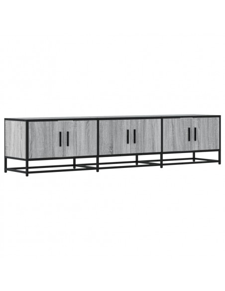 Mobile Porta TV Grigio Sonoma 180x35x41 cm in Truciolato