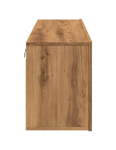 Mobili TV a Parete 2pz Rovere Artigianale 60x30x41 cm