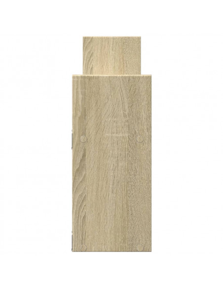 Mobile a Parete 100x18x40 cm Rovere Sonoma in Legno Multistrato