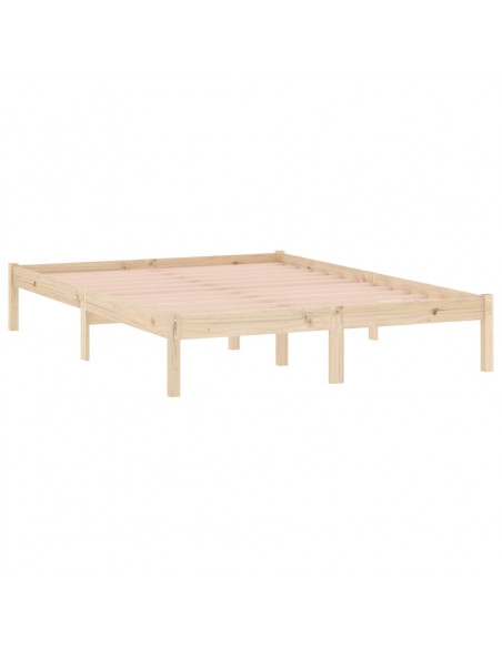 Giroletto senza Materasso 135x190 cm in Legno di Pino Full