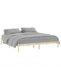 Giroletto senza Materasso 193x203 cm in Legno di Pino King 2