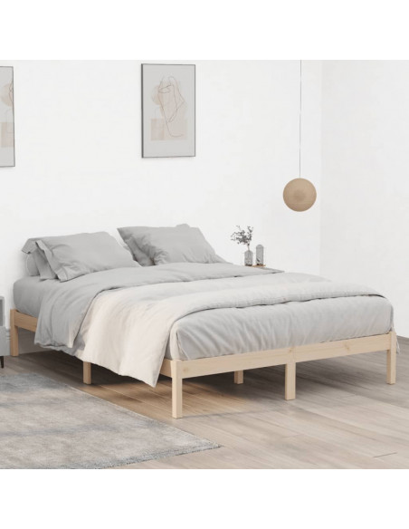 Giroletto senza Materasso 193x203 cm in Legno di Pino King