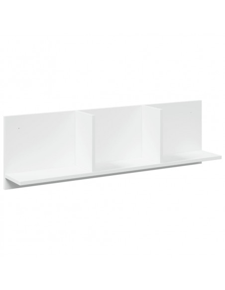 Mobile a Parete 100x16,5x30 cm Bianco in Truciolato