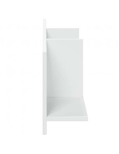 Mobile a Parete 100x16,5x30 cm Bianco in Truciolato