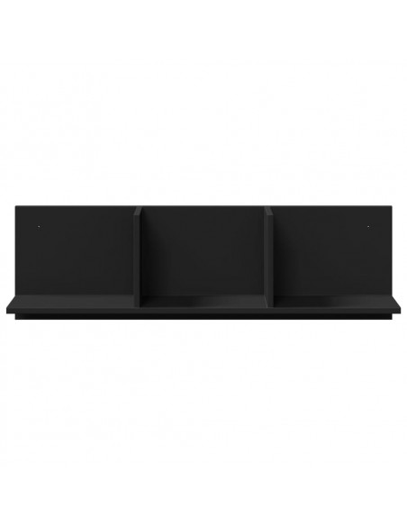 Mobile a Parete 100x16,5x30 cm Nero in Truciolato