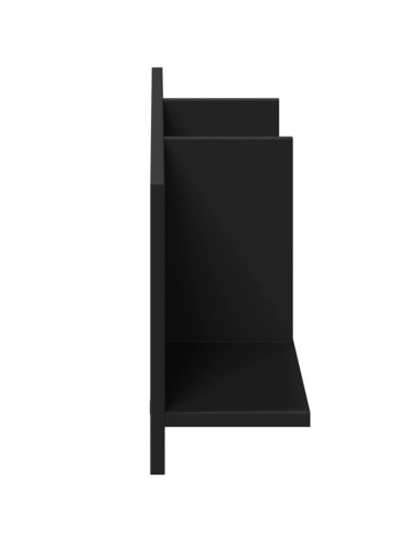 Mobile a Parete 100x16,5x30 cm Nero in Truciolato