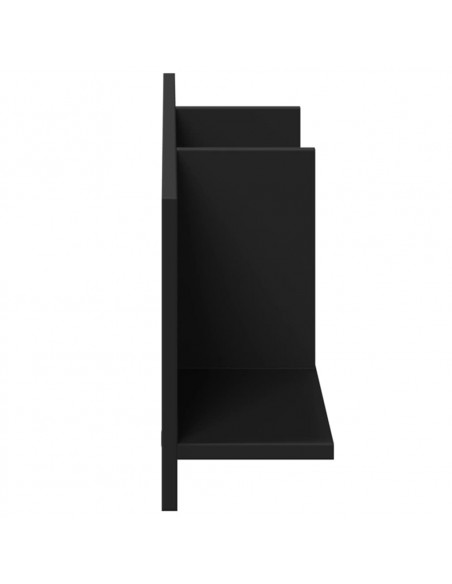 Mobile a Parete 100x16,5x30 cm Nero in Truciolato