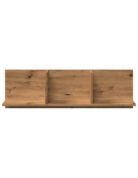 Mobile a Parete 100x16,5x30 cm Rovere Artigianale in Truciolato