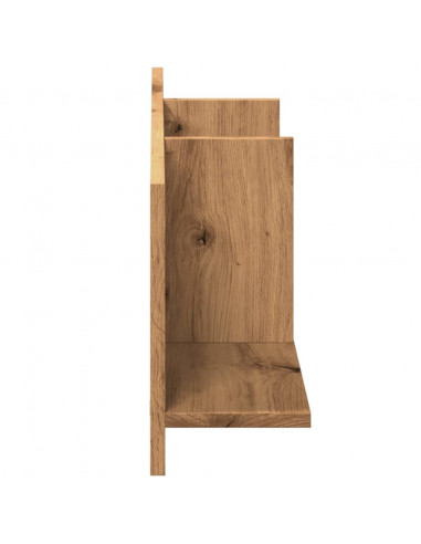 Mobile a Parete 100x16,5x30 cm Rovere Artigianale in Truciolato