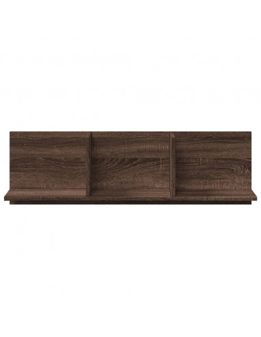 Mobile a Parete 100x16,5x30 cm Rovere Marrone in Truciolato