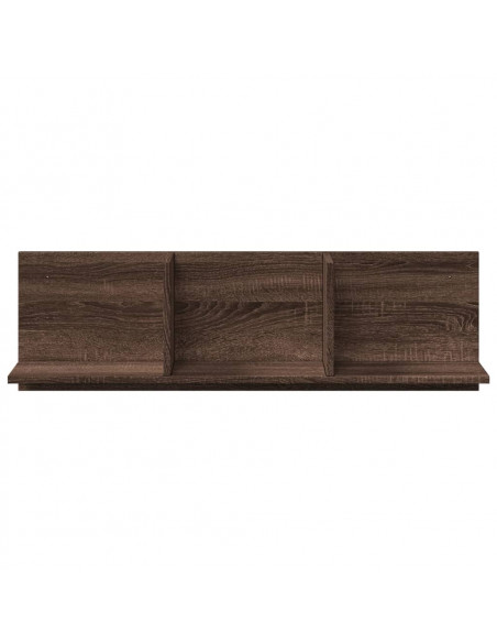 Mobile a Parete 100x16,5x30 cm Rovere Marrone in Truciolato