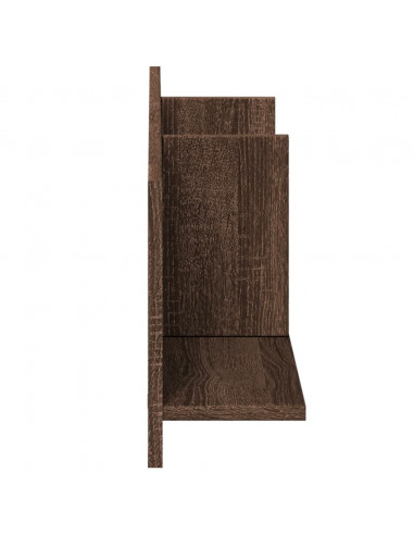Mobile a Parete 100x16,5x30 cm Rovere Marrone in Truciolato