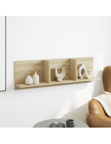 Mobile a Parete 100x16,5x30 cm Rovere Sonoma in Truciolato