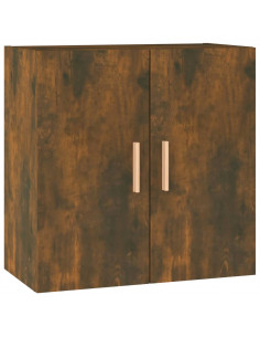 Mobile Pensile Rovere Fumo 60x30x60 cm Legno Multistrato 2