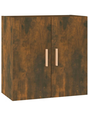 Mobile Pensile Rovere Fumo 60x30x60 cm Legno Multistrato