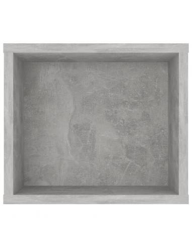 Mobile TV Pensile Grigio Cemento 100x30x26,5 cm Multistrato